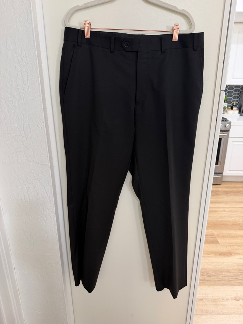 Bar III Black Slim Fit Wool Dress Pants
36 x 30